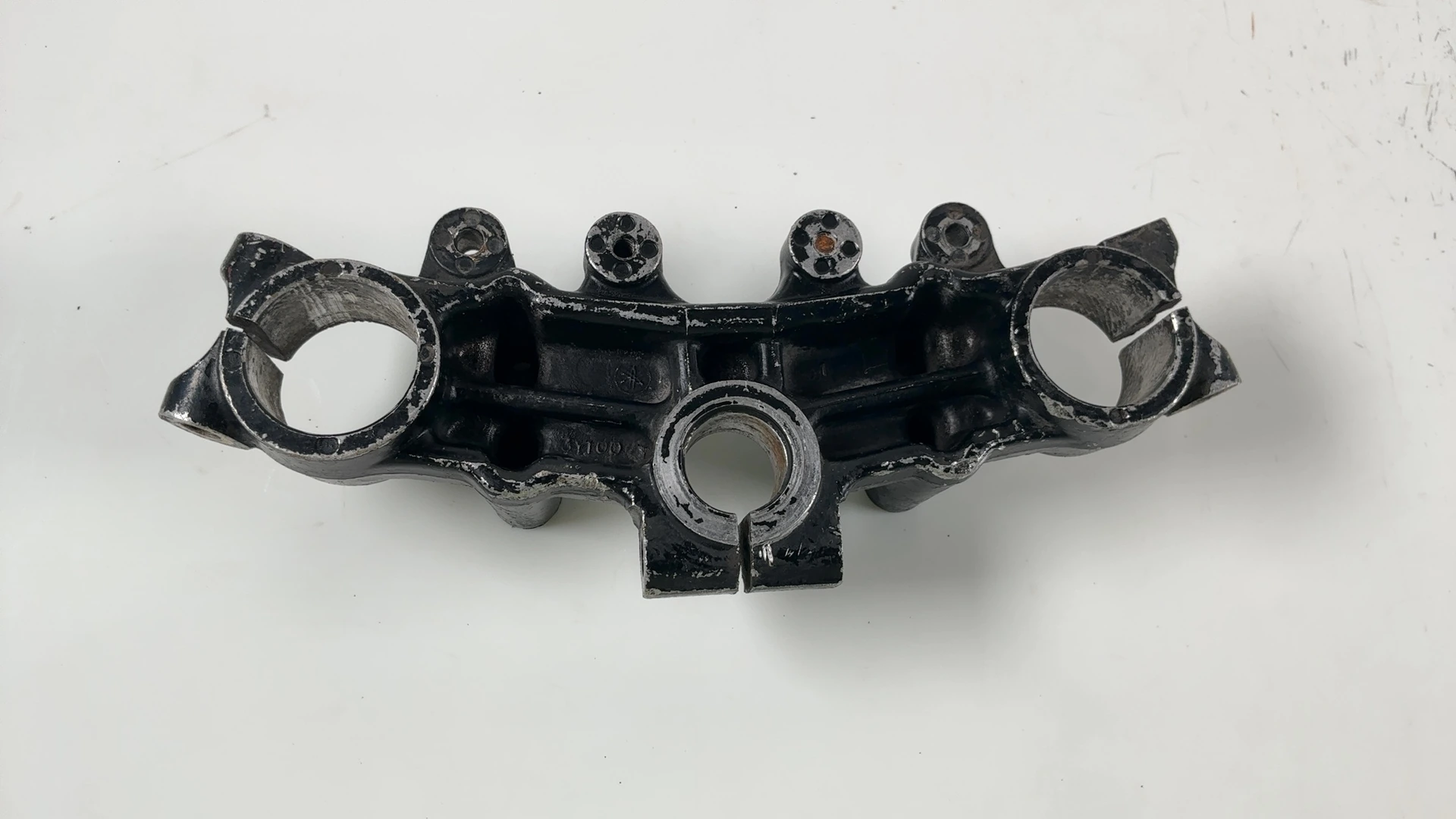Yamaha XT250 3Y1 250cc Upper Fork Bridge Yoke 1980-1983 OEM 3Y1-23435-00-98 - Image 6