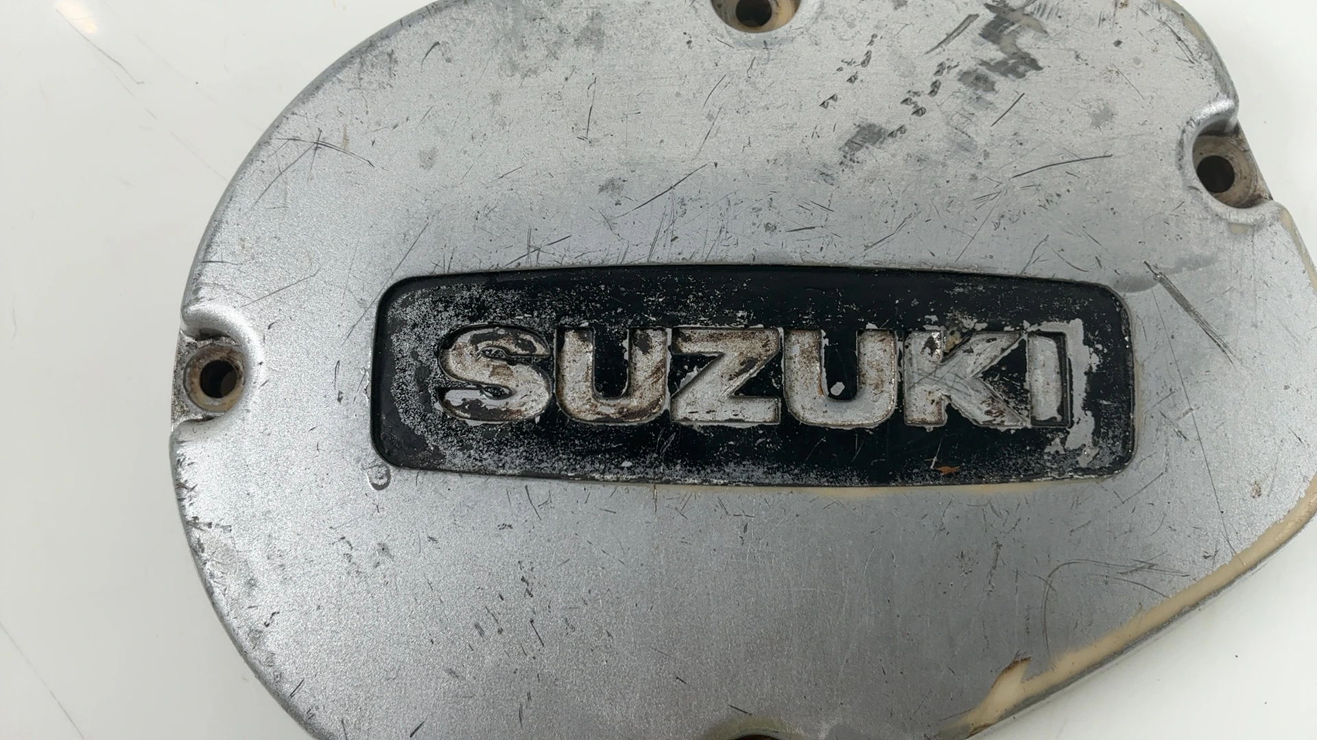 Suzuki GP100 GP125 100cc 125cc Magneto Inspection Cover 1978-1992 OEM 1138139101 - Image 3
