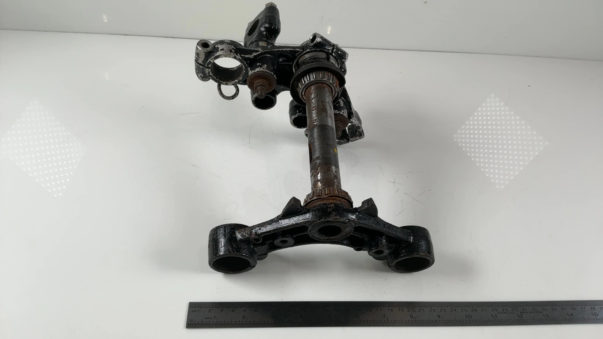 Kawasaki KH250 KH250-B 250cc Triple Tree Clamp Yoke Stem 1976-1980 OEM 44037-075 - Image 5