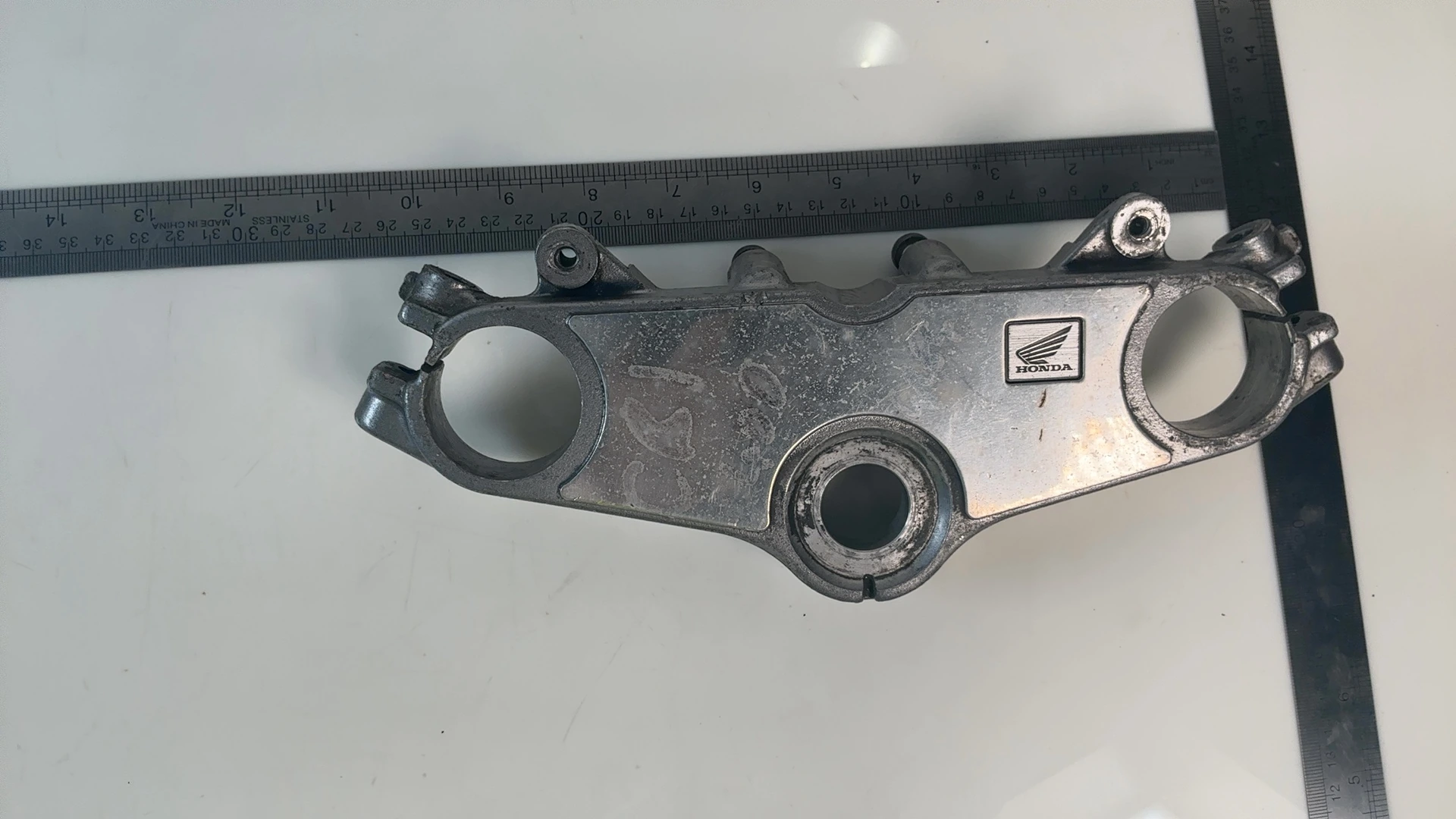 Honda CB1 CB400F Top Yoke Triple Tree 1989-1991 OEM 53300-KAF-000 - Image 3