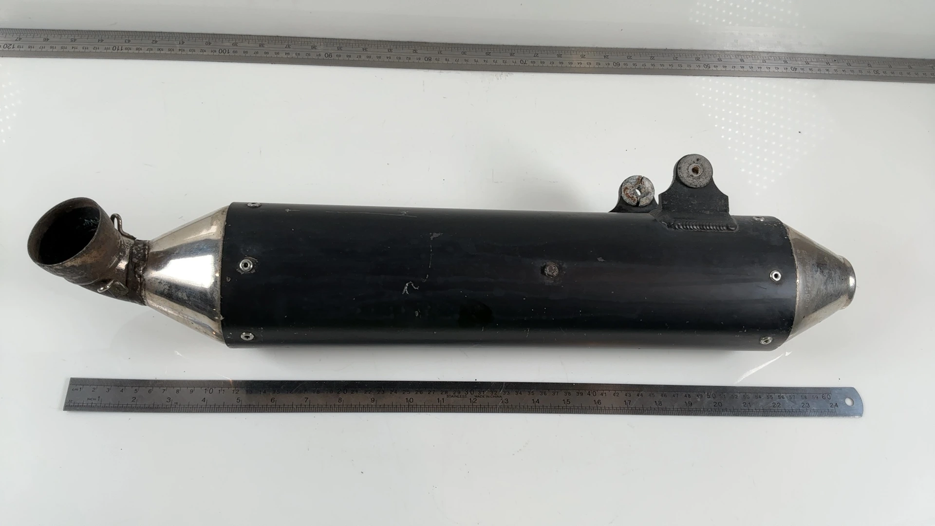 KTM Duke II 640 625cc Right Exhaust Silencer Muffler 1999-2007 OEM 58705071000 - Image 3