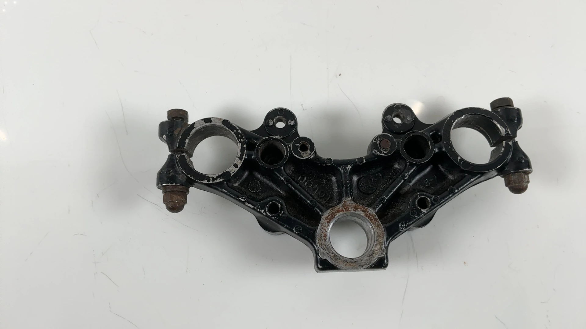 Yamaha RD 80 LC 10W 80cc Upper Triple Tree Fork Clamp 1982-1984 OEM 10W-23435-00 - Image 4