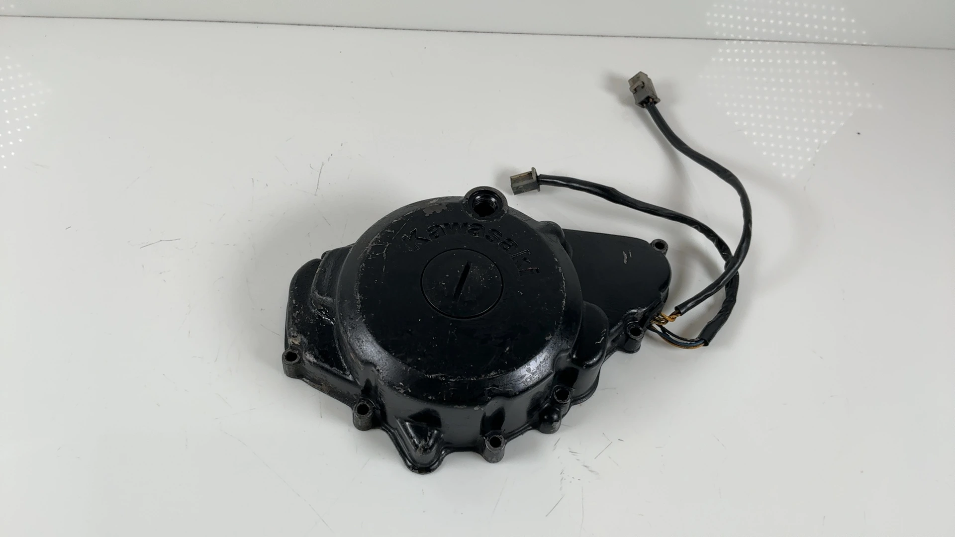 Kawasaki Ninja EX500 500cc Stator Generator Cover 1987-1993 OEM 14031-1202 - Image 1