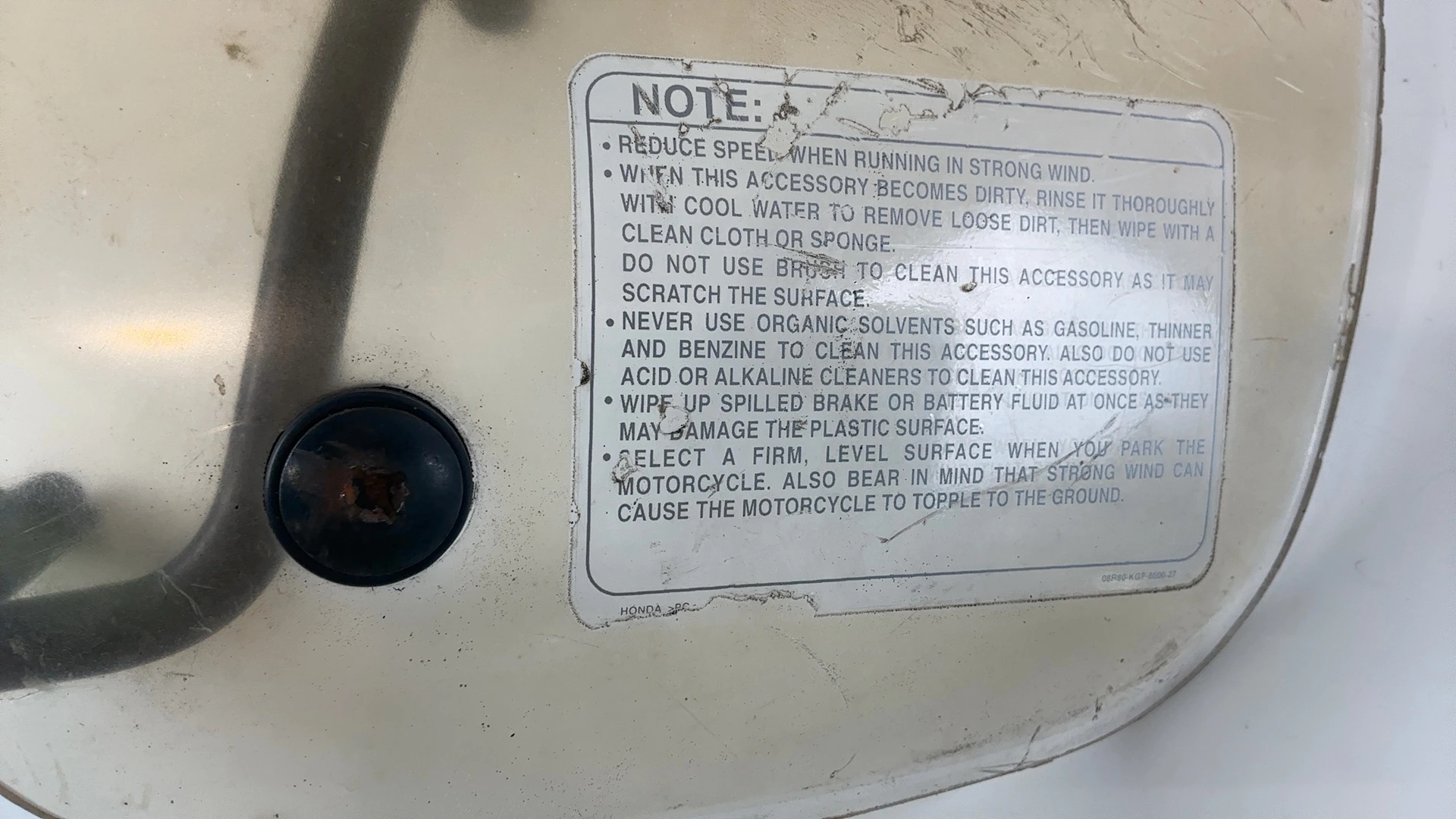 Honda SH125 SH150 125cc 150cc Left Side Hand Guard 2002-2012 OEM 08P70-K01-D30 - Image 4
