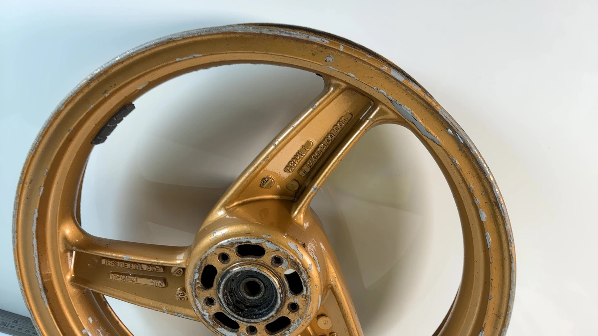 Kawasaki Ninja GPZ900R ZX900A 900cc Front Wheel Rim 1990-2003 OEM 41073-1365-50 - Image 6