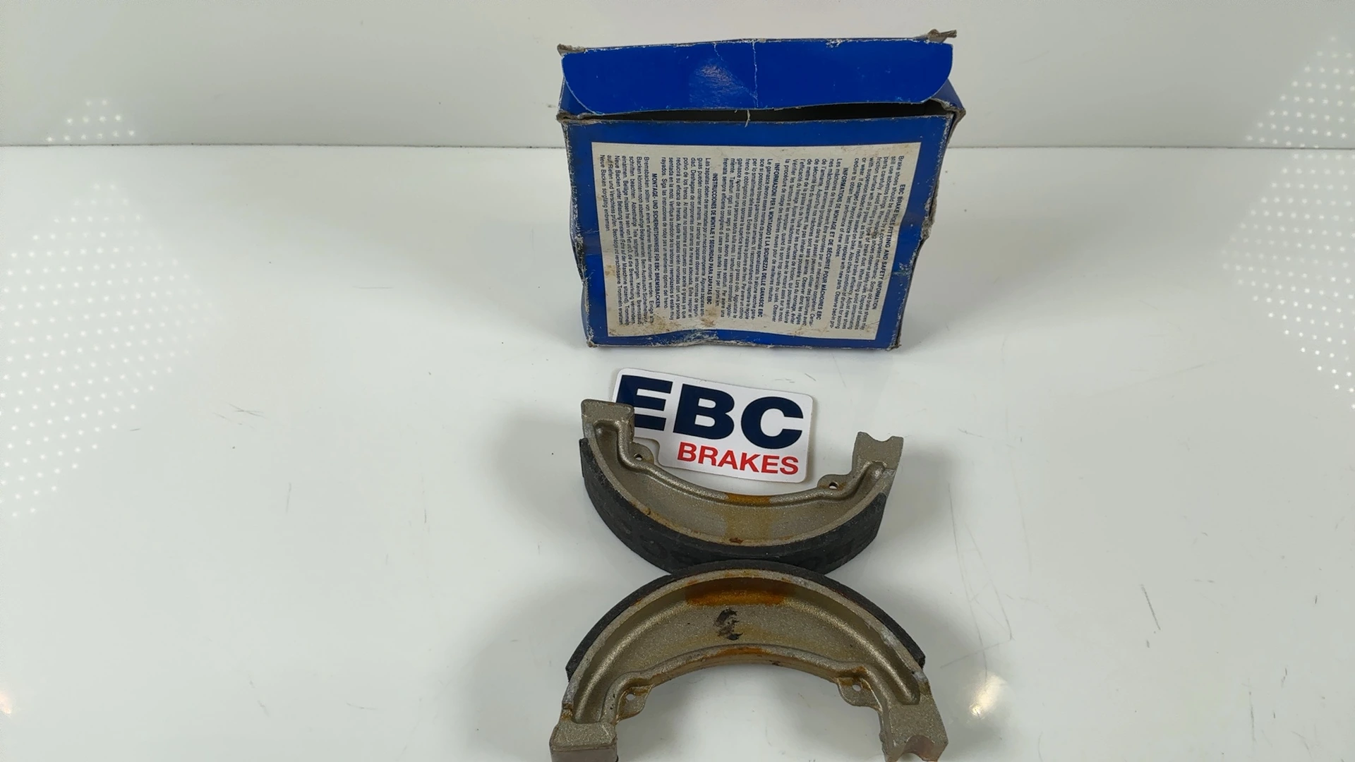 EBC Honda CG125 XL250R 330 125cc Front Brake Shoes 1982-1997 OEM H330 - Image 5