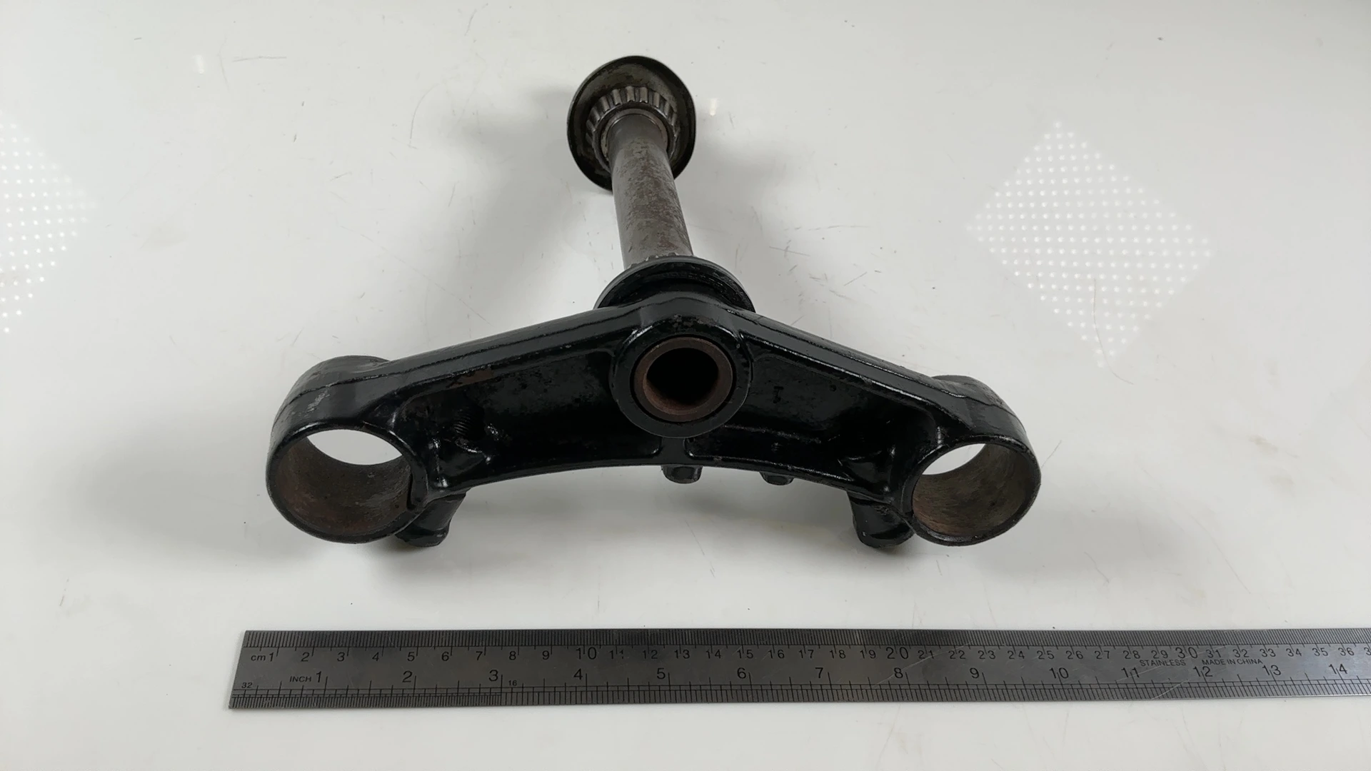Yamaha FZR400 1WG 400cc Lower Triple Tree Fork Clamp 1986-90 OEM 1WG-23340-01-00 - Image 5