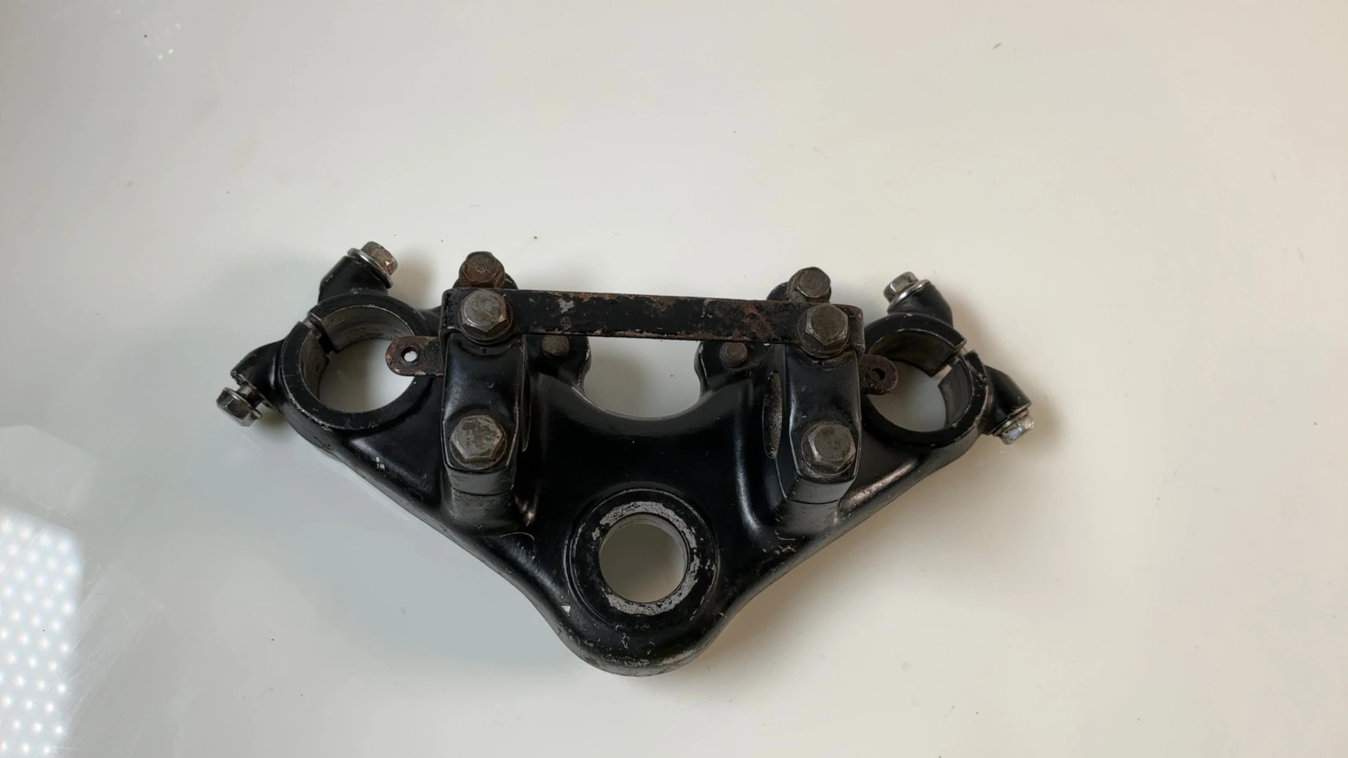 Honda CG125 CG 125 Upper Fork Bridge Triple Clamp 1976-1978 OEM 53231-397-000 - Image 2