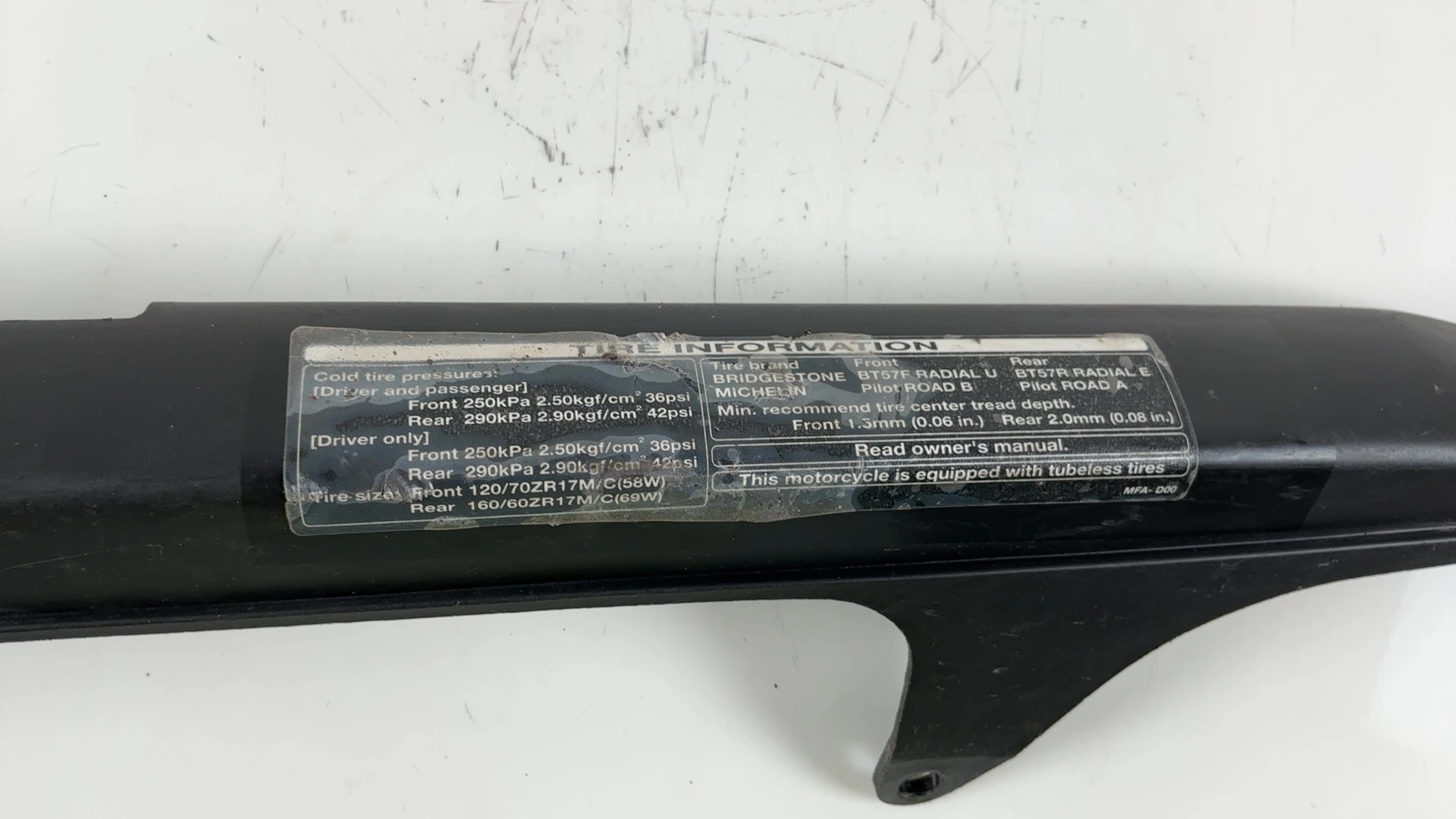 Honda CBF600 PC43 600cc Chain Guard Cover 2008-2013 OEM 40510-MFA-D00 - Image 6