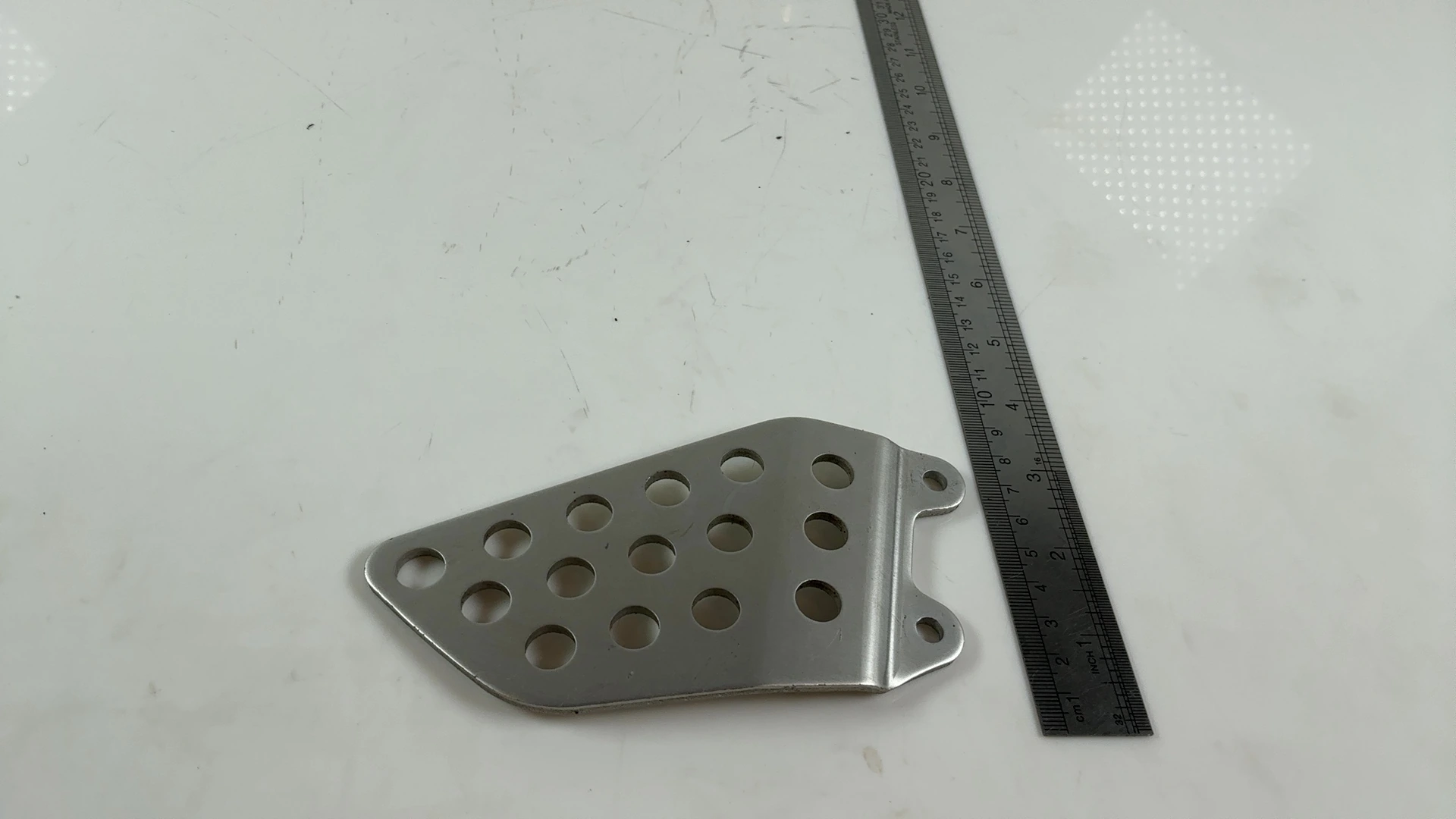 Honda CBR954RR SC50 954cc Right Rearset Step Heel Guard 2002-2003 50607-MCJ-000 - Image 3