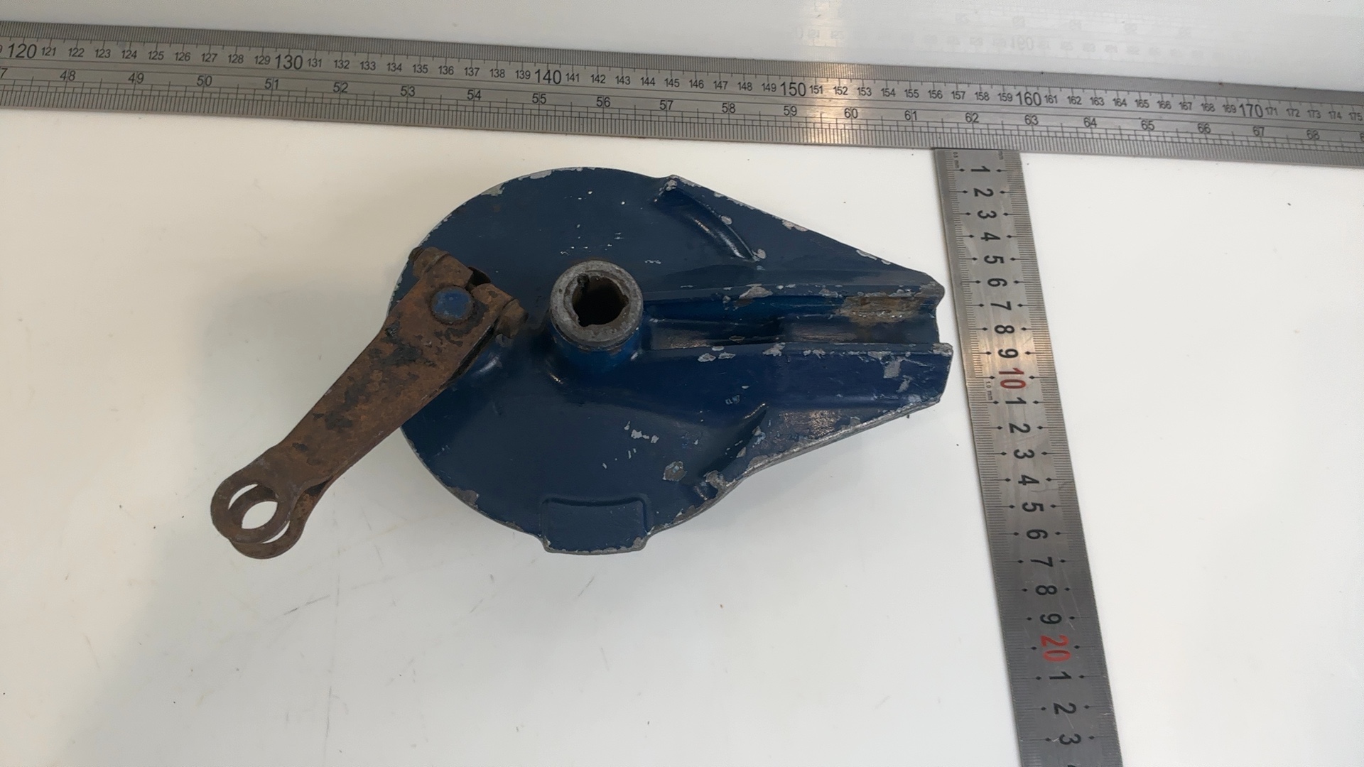 Honda NS 125F NS125F 125cc Rear Brake Plate Panel 1985-1987 OEM 43100KR1760ZA - Image 4