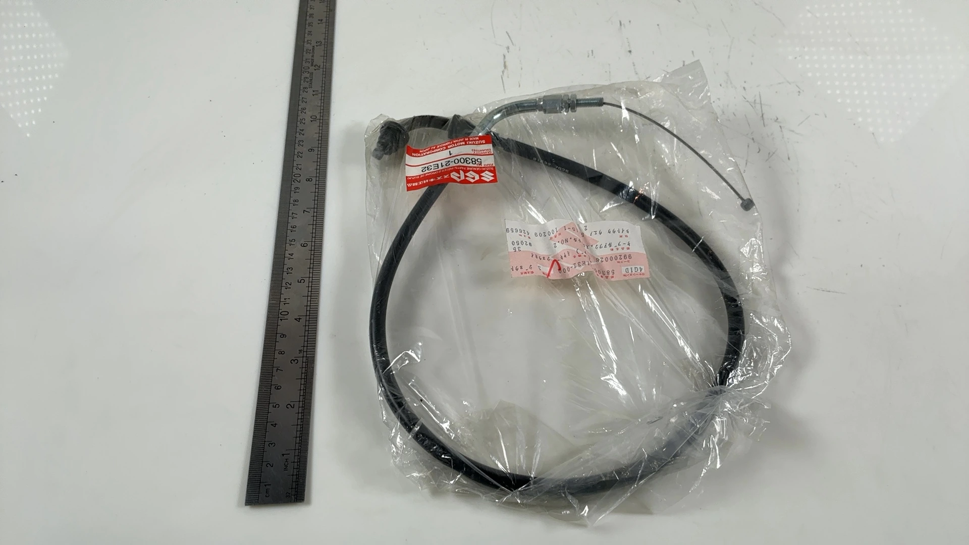 Suzuki RF400 GK78A 400cc Throttle Cable 1993-1997 OEM 58300-21E32 - Image 4