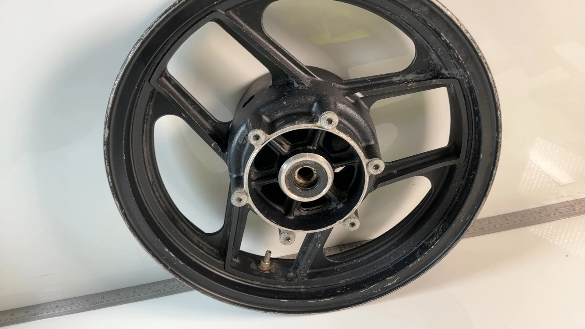 Kawasaki Ninja GPZ600R ZX600A 600cc Front Wheel Rim 1985-1989 OEM 41073-1365-DH - Image 5