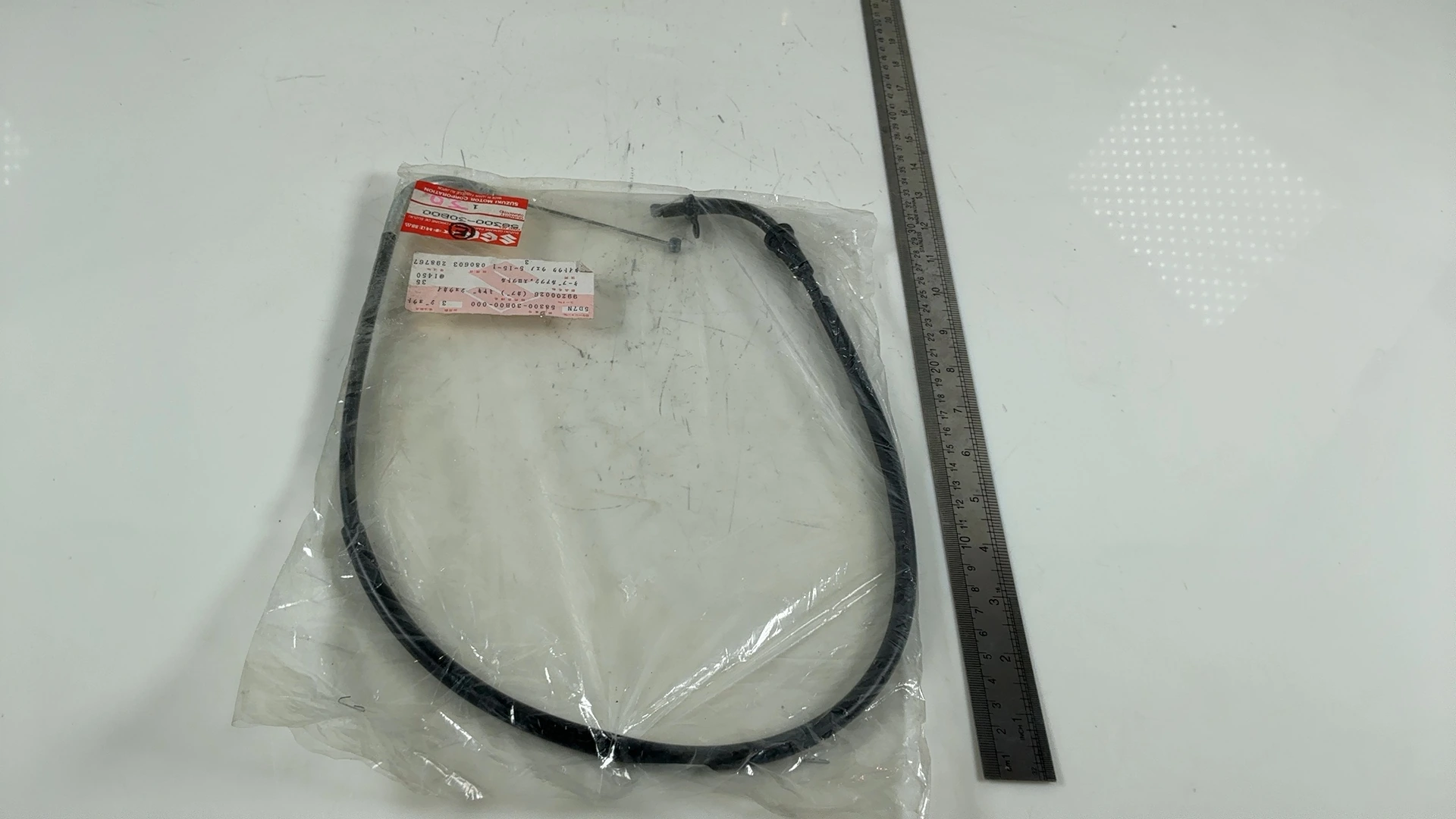 Suzuki GSX400 Impulse GSX400X 400cc Throttle Cable 1986-1989 OEM 58300-30B00 - Image 3