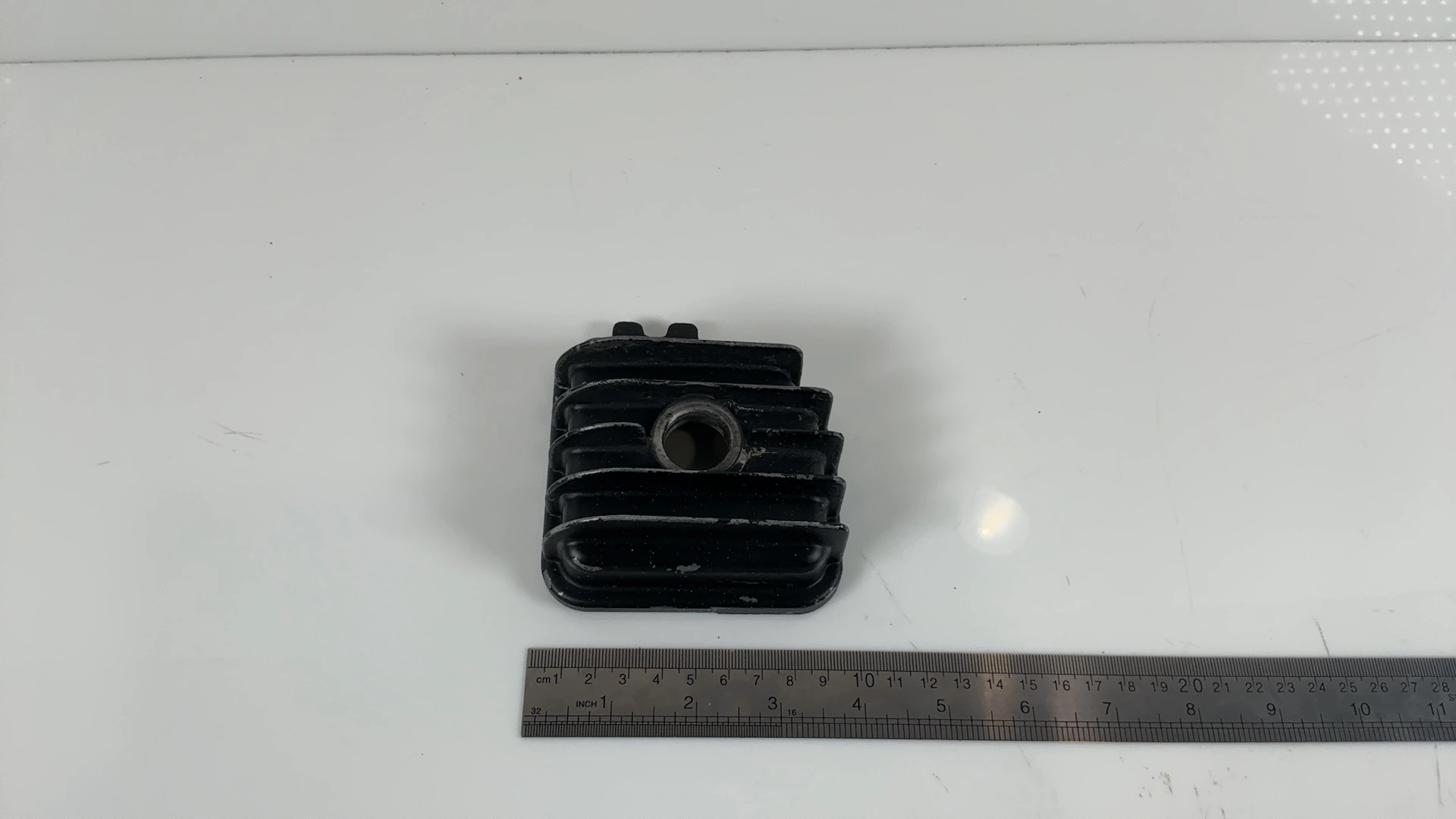 Honda CB450S PC17 450 Engine Oil Filter Cover Case 1986-1990 OEM 15411-413-000 - Image 2