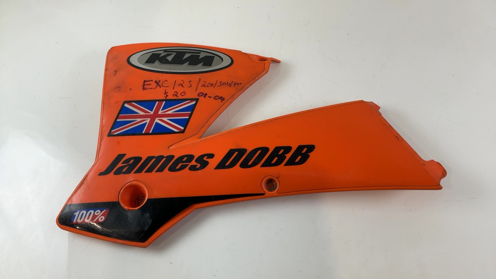 KTM EXC 125 200 300 400 Radiator Shroud Spoiler Left Side 2001-2004 50308150000