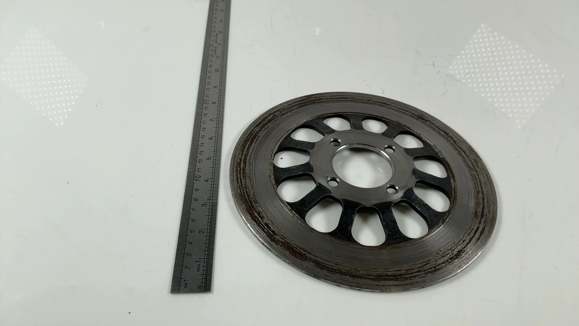 Suzuki GN125 GN125E 125cc Front Brake Disc Rotor 1982-1984 OEM 59211-13001 - Image 4